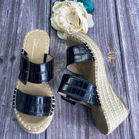 Vintage Havana Robin Sandals in Black Size 7 1/2 NIB - Picture 2 of 5